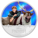 Niue $1 Disney Frozen - Kristoff & Sven 1oz Silver Proof 2016