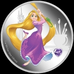 2020 Niue Disney Princess With Gemstone - Rapunzel 1oz...