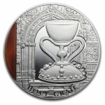 2013 Niue Proof Silver Mysteries of History Holy Grail
