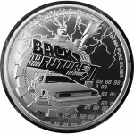 2021 Niue 1 oz Silver $2 Back to the Future Part II BU