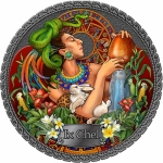Niue 2021 $5 IX CHEL Goddesses of Health Ultra High...