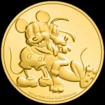 2020 $25  Pluto 90th Anniversary 1/4oz Gold Coin Proof