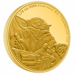 2022 $25  STAR WARS - Mandalorian - Classic (2.) - Grogu - 1/4 Oz Gold Coin