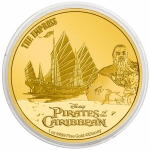Niue Islands 250 $ - 1 Oz Gold Disney - Fluch der Karibik...