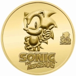 2021 Niue 1 oz Gold Sonic the Hedgehog 30th Anniversary...