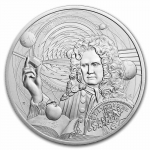 Niue Islands 5 $ - 1 Oz Silber Icons of Inspiration - Isaac Newton  2022 BU