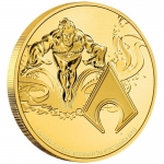 Niue Aquaman 250 $ 1 Oz Gold Serie DC Comics (4) 2022 BU