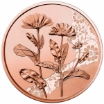 Österreich 10 Euro 2022 Kupfer - Die Ringelblume - Calendula - Mit der Sprache der Blumen - 2022 Kupfermünze