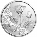 Austria 10 Euro Silver Austria - With the language of flowers The rose  2021