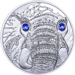 Austria 20 Euro Silver - Elephant - Eyes of the Continent...