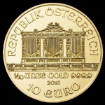 1/10 oz Gold Austrian Philharmonic Brilliant Uncirculated