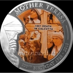 2010 Palau Mother Teresa -Death in Calcutta 1 Dollar