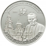 Palau 2010 1 $ Papst Johannes Paul II - Erzbischof 