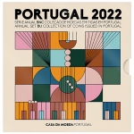 Portugal 3,88  Euro-Mintset 2022 BU - Coin Card