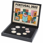 Portugal 3,88 Euro KMS 2022 Proof - Kursmünzensatz Coin Card - 1 Cent - 2 Euro