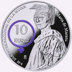Spain 10 Euro Silver 2023 Proof -International Women\'s...