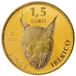 Spain 1,5 Euro 2021 1 Oz Gold Iberian Lynx First Bullion...