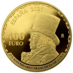 Spain 400 Euro 2021 Gold  Francisco de Goya - The Sleep...