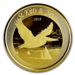 St. Kitts & Nevis, 10 Dollar, Brauner Pelikan (1), EC8  1 Unze Gold, 1 oz BU