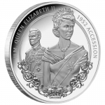 1 Unze Silber Tokelau 2022 Proof - Queen Elisabeth II...