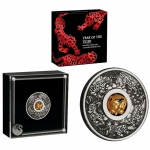 2022 Tuvalu 1 Dollar Year of the Tiger Rotating Charm 1...