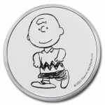 USA Peanuts Charlie Brown 1 oz Silver Round