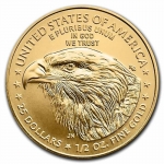 1/2 oz Gold American Eagle Brilliant Uncirculated 2020