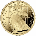 Vatikan 10 Euro 2022 Gold - Jesus Christus Die Taufe -...