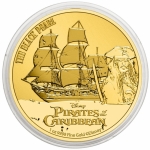 2021 Niue 1 oz Gold $250 Disney - Pirates of the Caribbean (1.) - The Black BU