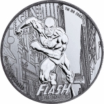 NEW* 1 ounce silver Samoa 2023 BU - The FLASH - 5 $ -...