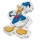 Niue Islands 2 Dollar Disney - Mickey & Friends Shaped - Donald Duck (3.) 1 Oz Silver 2021