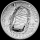 1 USD Silver Apollo 11 - 50 Years Moonlanding Dom Shaped USA 2019 Proof