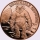 1 oz Copper Round - Cryptid Creatures - Abominable Snowman