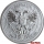1 Ounce Silver Round Germania - OAK LEAF - 2019 BU - Germania Mint