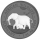 2022 Somalia 2-Coin 1 oz Silver Elephant Black & White Set