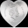 5 $ 2022 Cook Islands Silber - Brilliant Love Valentinstag Herzform mit Swarowski Steinen