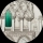 Palau 2013 10 $  Tiffany Art Vinetian Gothic 2  Unzen Silver Antique Finish
