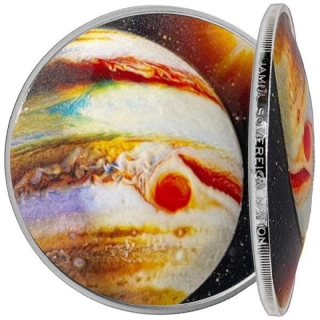 1 USD Silver Solar System (6) - Jupiter Dom Shaped USA 2021 Proof