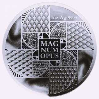 1 ounce silver Niue 2023 BU - MAGNUM OPUS - Law of Natures - 2 NZD