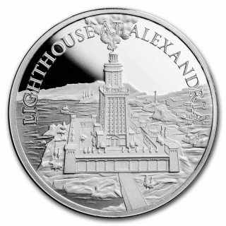 1 oz Silver - 7 Wonders of the World: Lighthouse at Alexandria