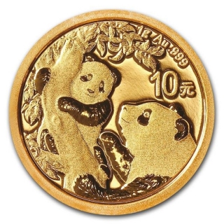 1 g Gold Panda 2021 BU