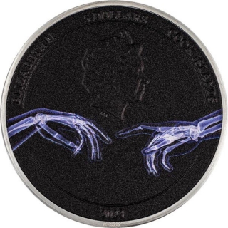 1 oz Cook Islands 2023 Proof - X-Ray - Creation of Adam Michelangelo - Issue 3 - PRE-SALE
