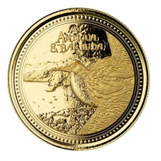 Antigua und Barbuda, 10 Dollar, Frigate Bird (4), 2021 EC8 1 Unze Gold, 1 oz BU