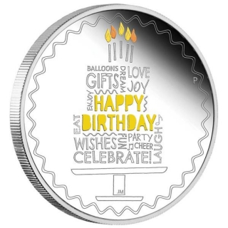 2022 $1 Happy Birthday 1oz Silver Proof