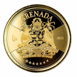 2021 Grenada 1 oz Gold Coat of Arms  (4)  EC8