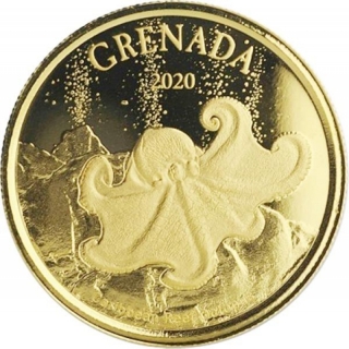 2020 Grenada 1 oz Gold Octopus (03)  EC8