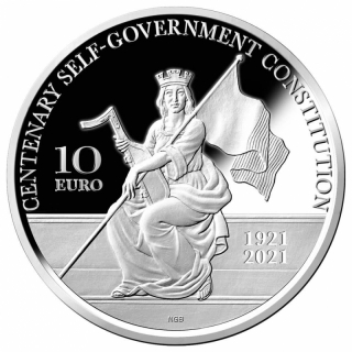 Malta 10 Euro Self-Government Constitution - 100 Years 2021 Proof