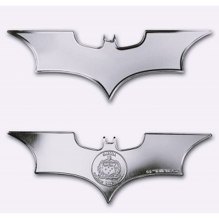 NEW* 1 Ounce Silver Samoa 2022 BU Shape - BATMAN Batarang - 5 $