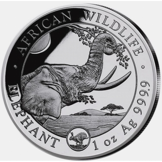 NEU* 1 Unze Silber Somalia Elefant Privy Hase 2023 BU - Serie African Wildlife