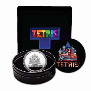 Tetris? St. Basils Cathedral 2021 Niue 1 oz Silver $2 Proof Coin